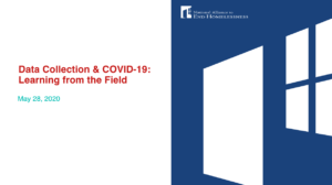 COVID-19 Webinar Series: Data Collection & COVID-19: Learning from the Field